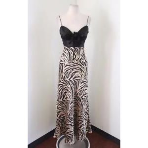 Jovani Zebra Print Prom Dress
